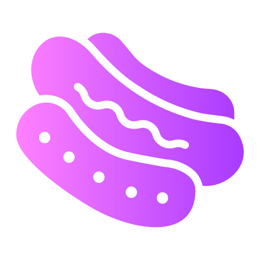 hot dog Generic gradient fill icono