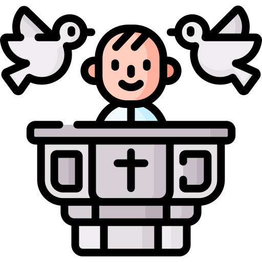 Baptism Special Lineal color icon