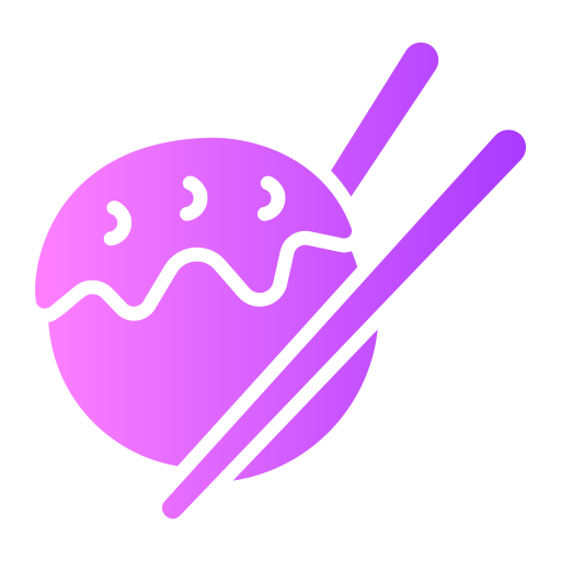 takoyaki Generic gradient fill icon
