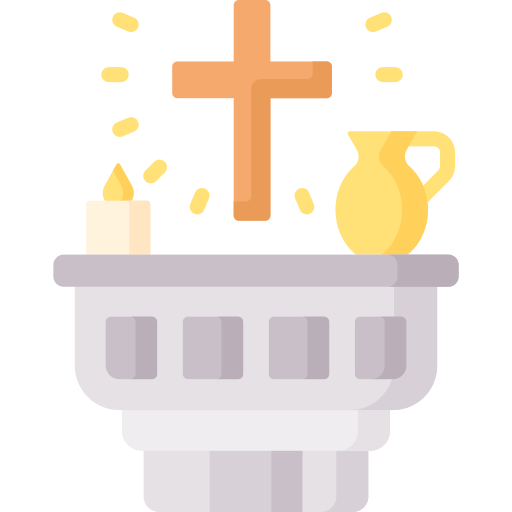 batismo Special Flat Ícone