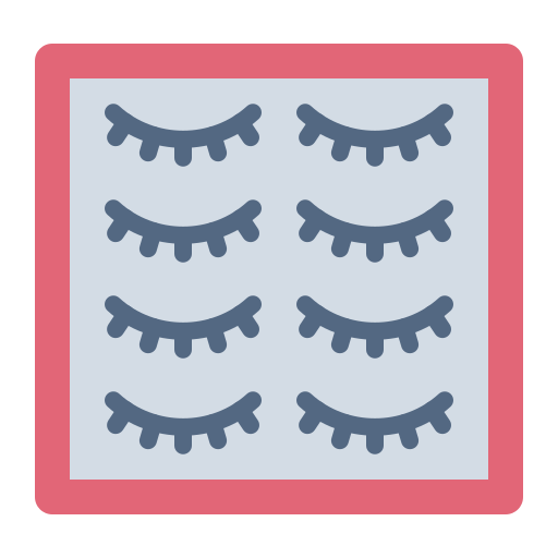 wimpern Generic color fill icon