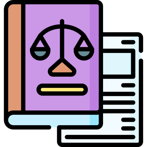 Law book Special Lineal color icon