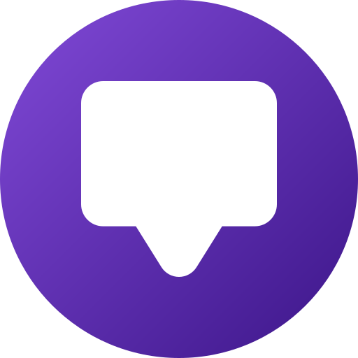 Chat Generic gradient fill icon