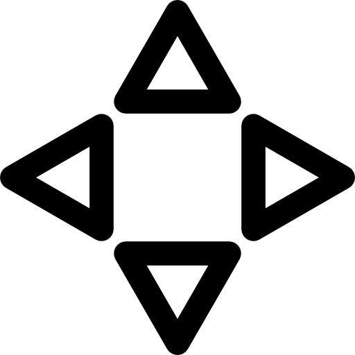 frecce di navigazione Curved Lineal icona