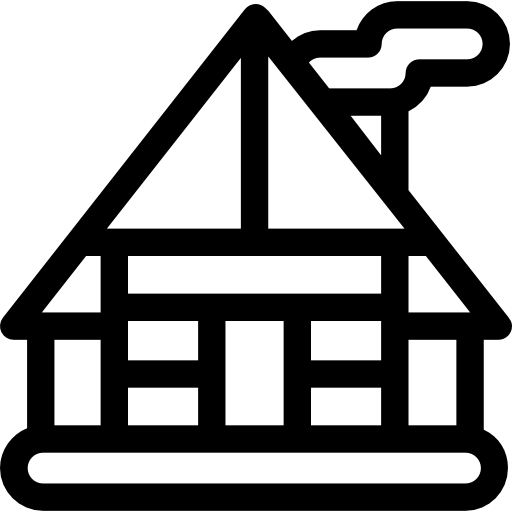 casa rustica Basic Straight Lineal icona