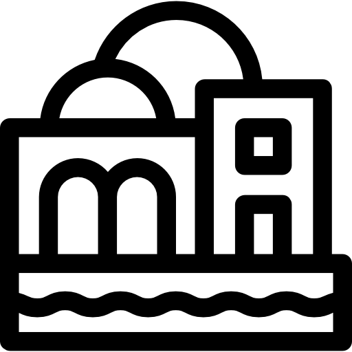 dom na ibizie Basic Straight Lineal ikona