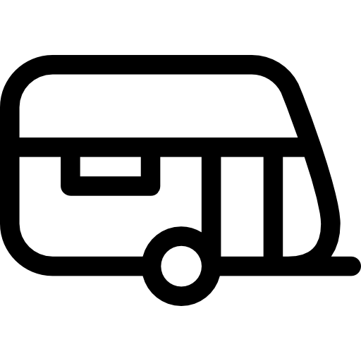 caravan Basic Straight Lineal icona