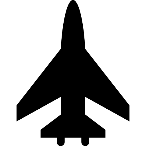 fighter plane  icon