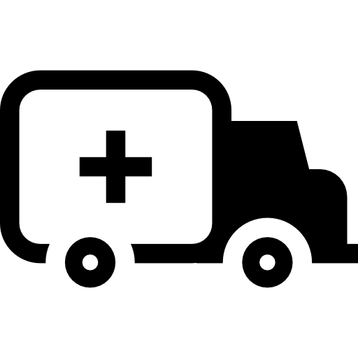 caminhão médico  Ícone