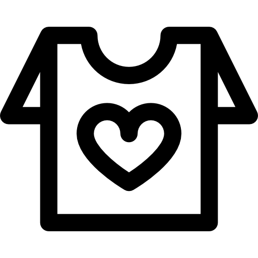 Clothes Donation Curved Lineal icon