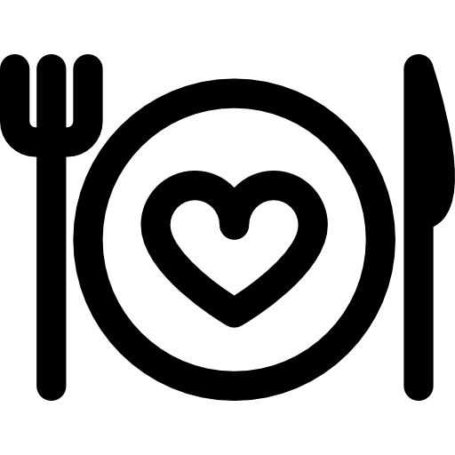 donación de alimentos Curved Lineal icono
