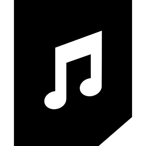 fichier de musique  Icône