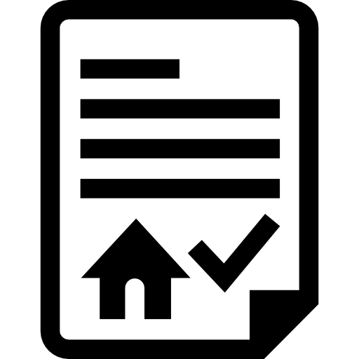 contrato de vivienda  icono