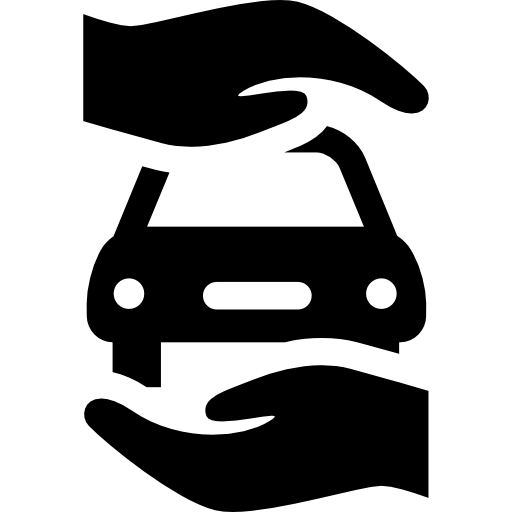 seguro de auto  icono