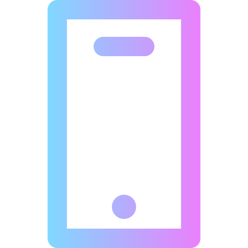 smartphone Super Basic Rounded Gradient icoon
