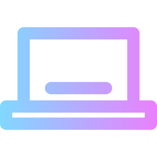 laptop Super Basic Rounded Gradient icon