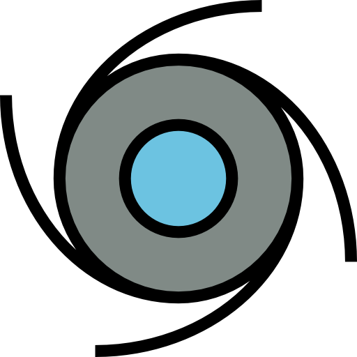 ハリケーン geotatah Lineal Color icon