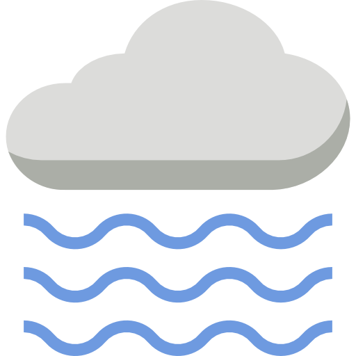 霧深い geotatah Flat icon