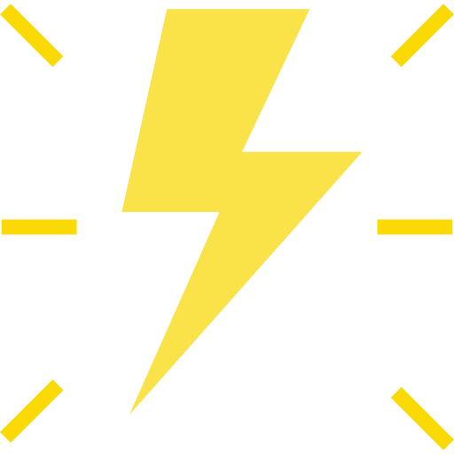 Lightning geotatah Flat icon