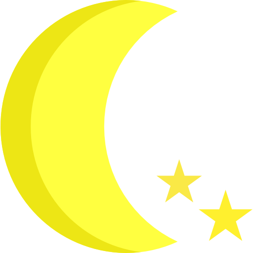 Moon geotatah Flat icon