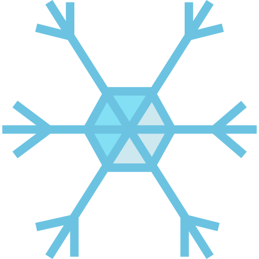 Śnieg geotatah Flat ikona