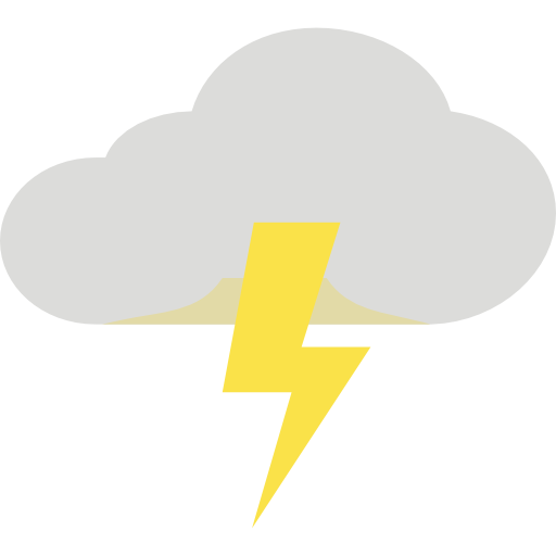 Thunder geotatah Flat icon