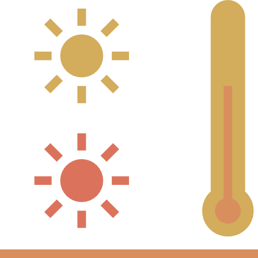 Тепло geotatah Flat иконка