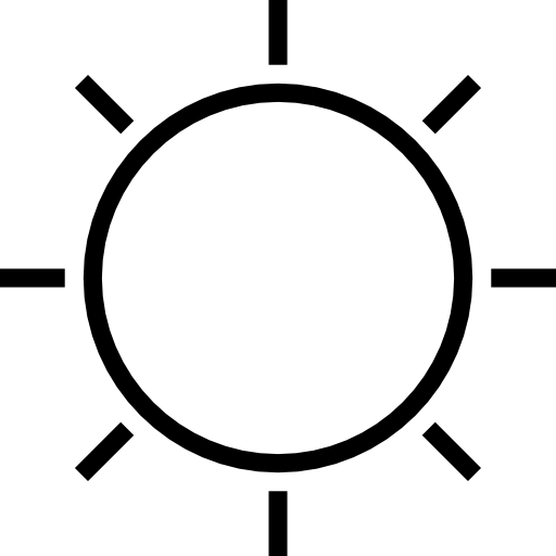 sole geotatah Lineal icona