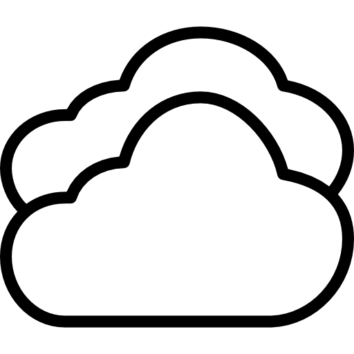 nuvola geotatah Lineal icona