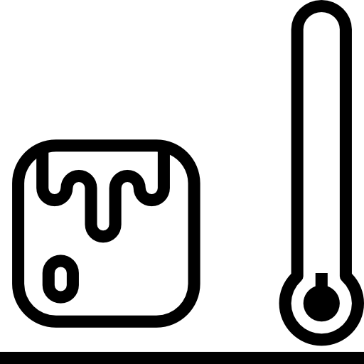 temperatura geotatah Lineal icona