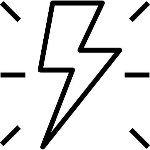 błyskawica geotatah Lineal ikona