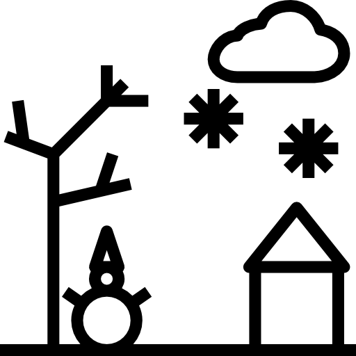 inverno geotatah Lineal icona