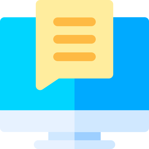 chat Basic Rounded Flat icono