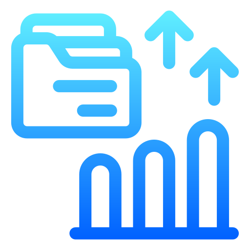 Folder Generic gradient outline icon