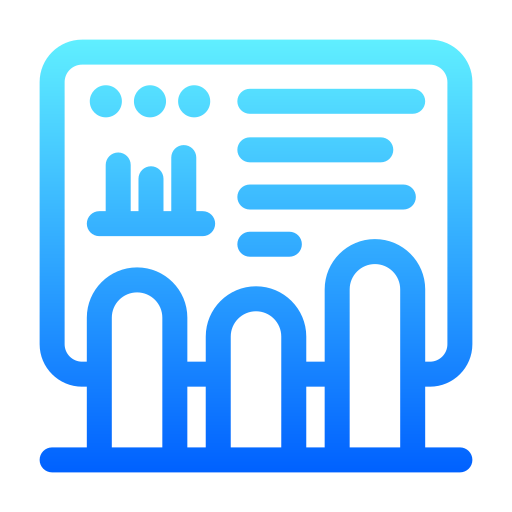 Report Generic gradient outline icon