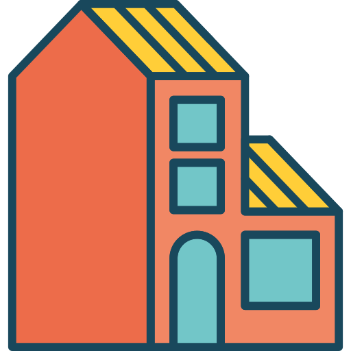 House building Generic color lineal-color icon
