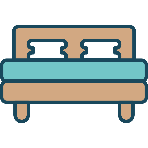 bed Generic color lineal-color icon