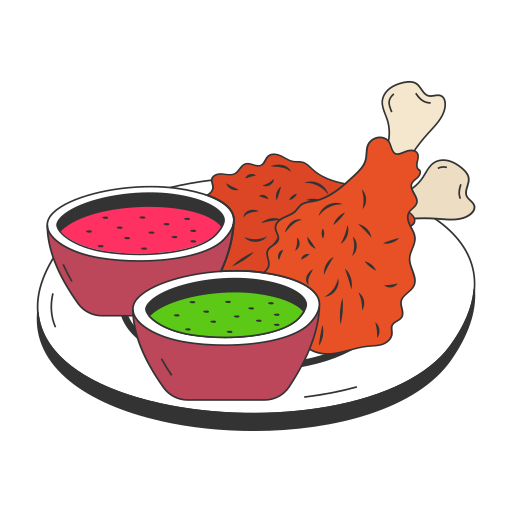 pollo frito Generic color fill icono