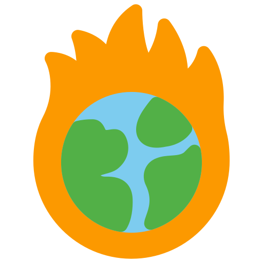 지구 온난화 Generic color fill icon