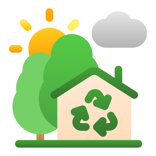 Green House Generic gradient fill icon