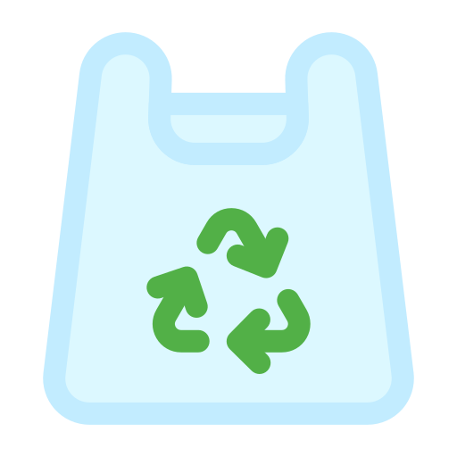 Plastic bag Generic color lineal-color icon