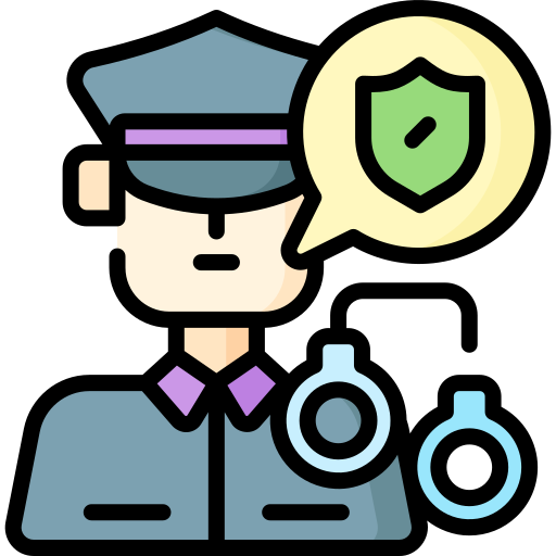 policja Special Lineal color ikona