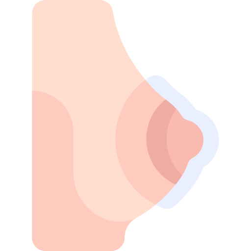 Nipple shield Kawaii Flat icon