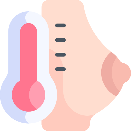 température Kawaii Flat Icône