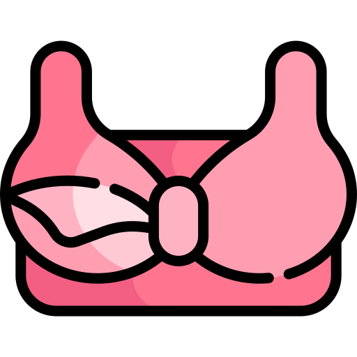 Nursing bra Kawaii Lineal color icon