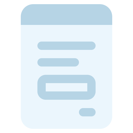Contact Form Generic color fill icon