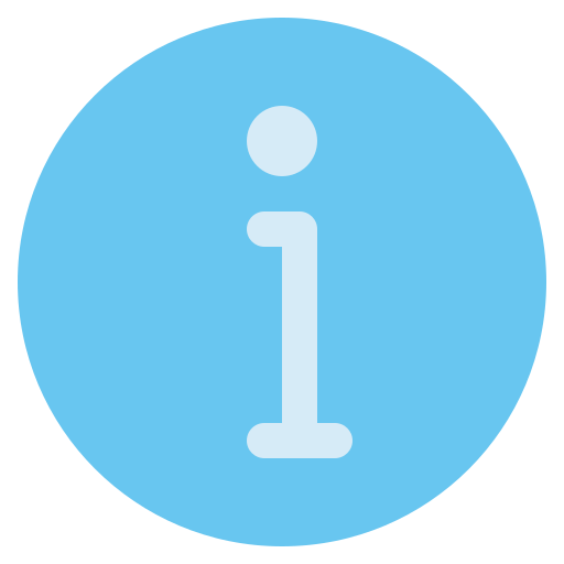Information Generic color fill icon