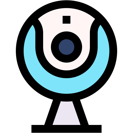 ウェブカメラ Generic color lineal-color icon