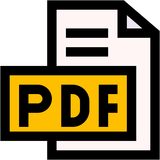 pdf Generic color lineal-color ikona