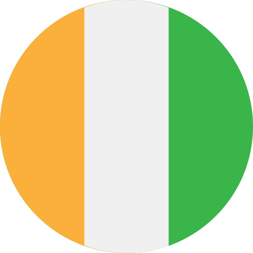 Ivory Coast Generic color fill icon